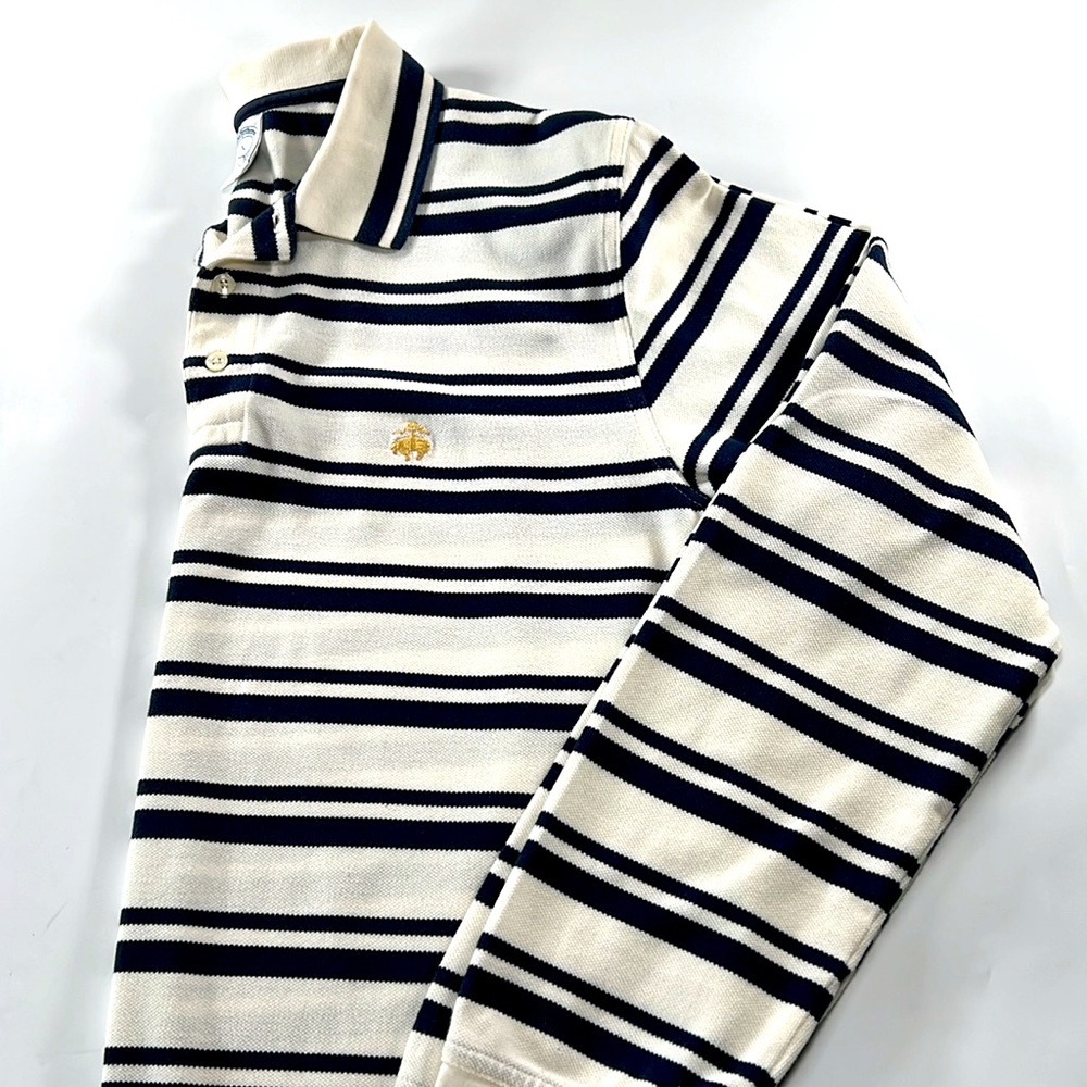 Brooks Brothers Long Sleeve Striped Polo / L - Picture 4 of 10